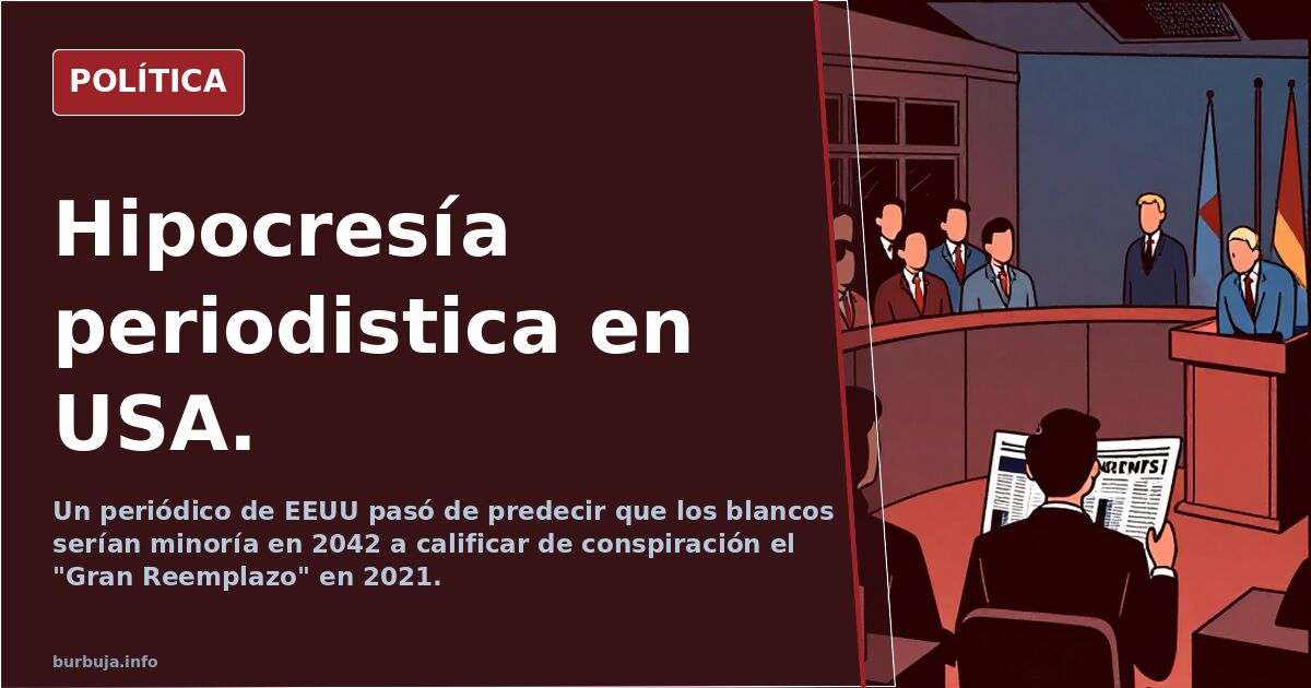 Hipocresía periodistica en USA.
