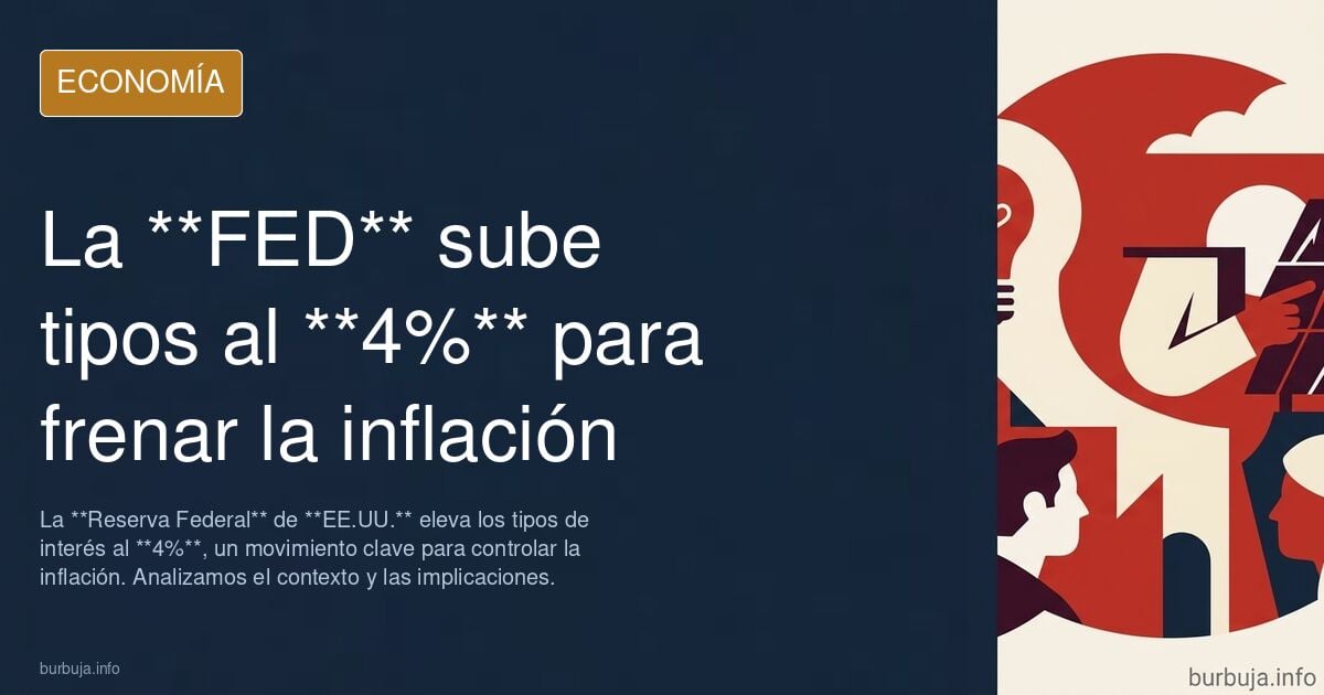 BOOOOMMMM [ÚLTIMA HORA]: La FED sube los tipos al 4%