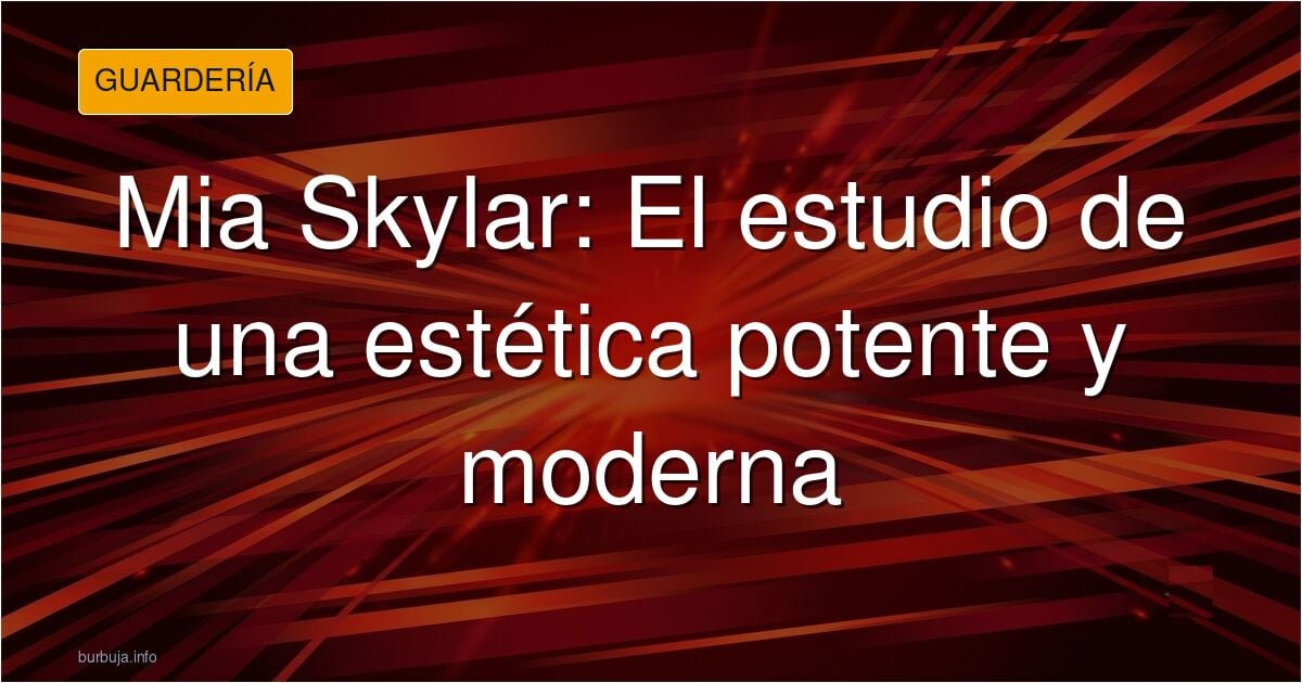 Mia Skylar, musa visual con una estética potente y moderna