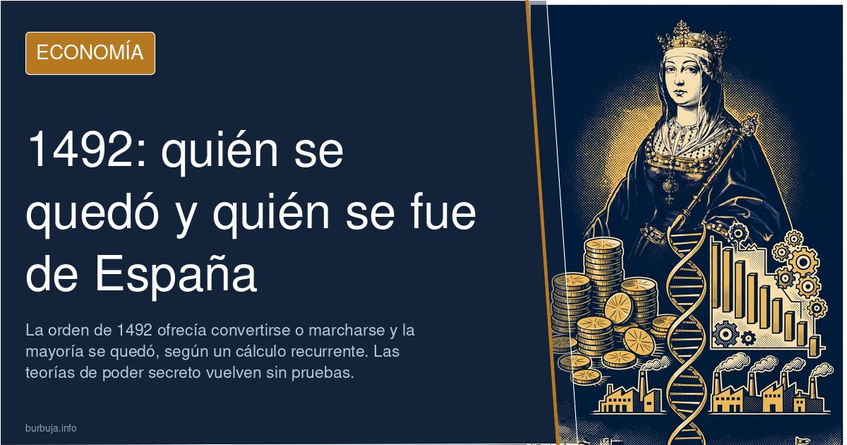 Ilustración editorial con un mapa antiguo de la península ibérica y siluetas de figuras en tránsito para ilustrar la orden de