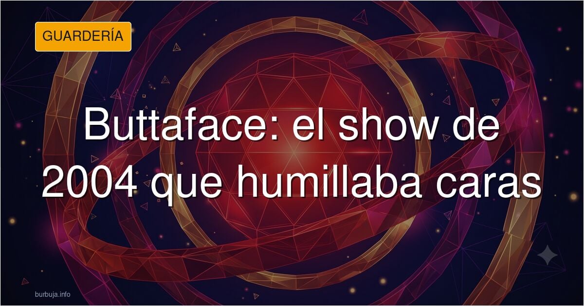 Escena del concurso en un plató de los 2000 con una concursante y varias personas del programa
