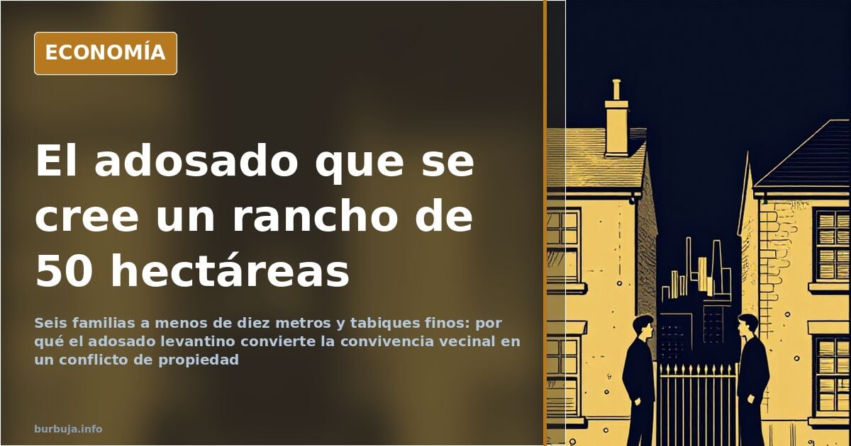 Semi-detached: the neighbour who thinks he bought a ranch