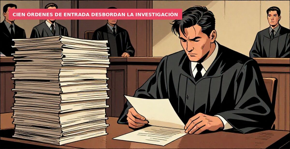 Cien órdenes de entrada desbordan la investigación