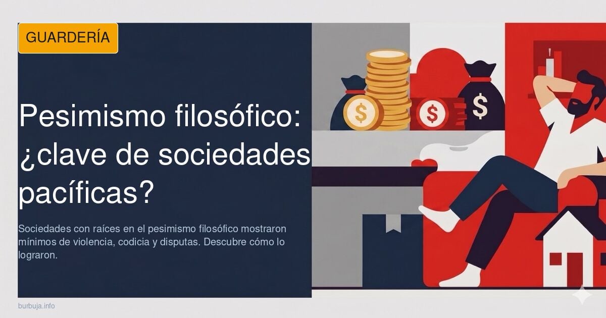 Las SOCIEDADES "PESIMISTAS" han sido las más PACÍFICAS de la historia