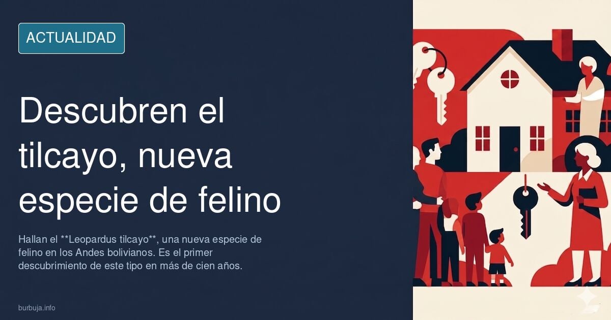 Descubren nueva especie de felino.