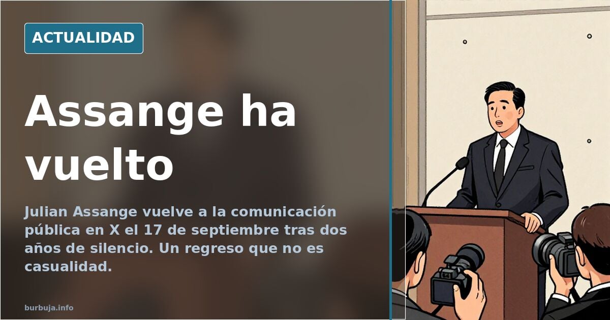 Assange ha vuelto