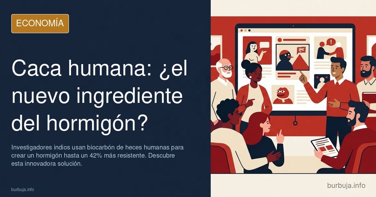 Investigadores indios inventan el "poopcrete": hormigón reforzado con caca