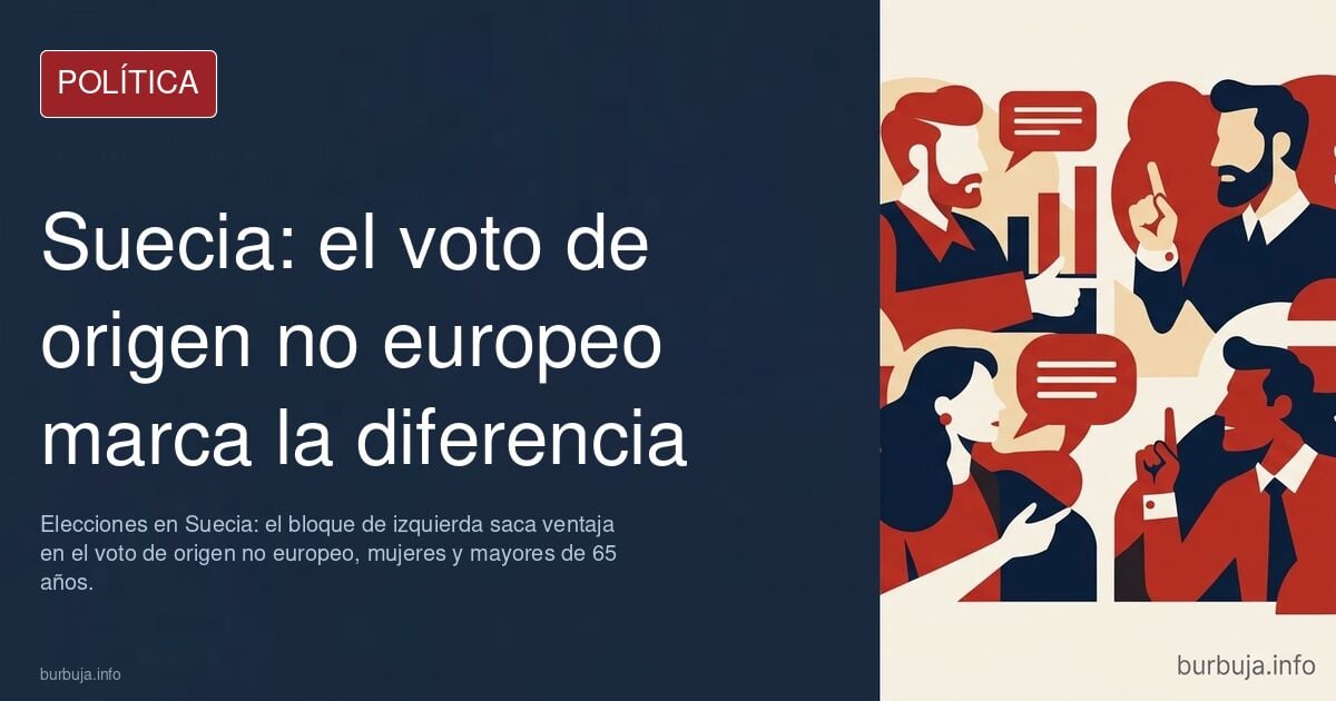 Análisis de los resultados electorales en Suecia.
