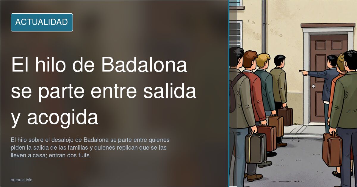 ¡La que está liando Albiol!. Desahuciadas seis familias de Badalona con menores de edad que vivían en un local comercial del barrio de Artigues