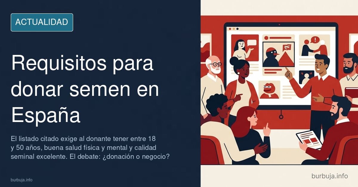 Persona joven leyendo los requisitos para donar semen en España en un formulario clínico