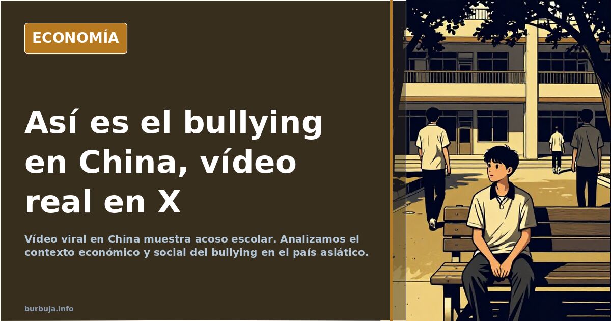 Así es el bullying en China, vídeo real en X