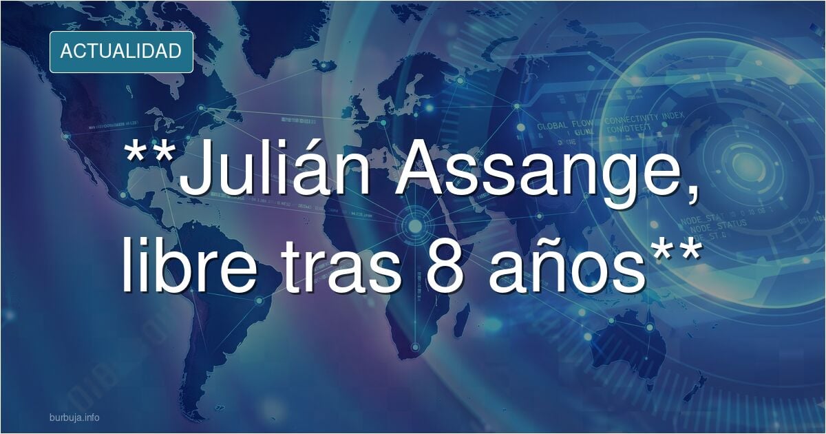 Julián Assange vuelve.