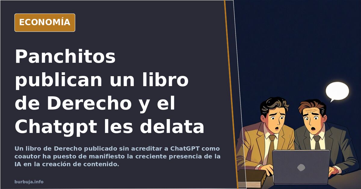 latinitos publican un libro de Derecho y el Chatgpt les delata