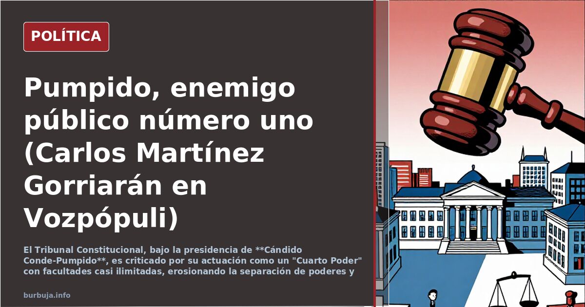 Pumpido, enemigo público número uno (Carlos Martínez Gorriarán en Vozpópuli)