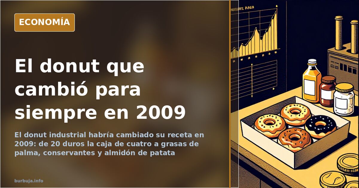 Donut: From 20 duros for four to gelatinous mush since 2009