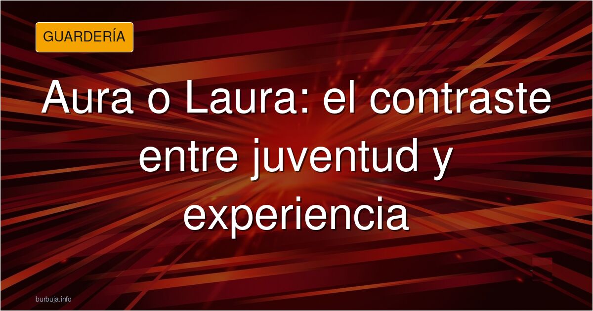 Ilustración caricaturesca de un contraste entre juventud y experiencia
