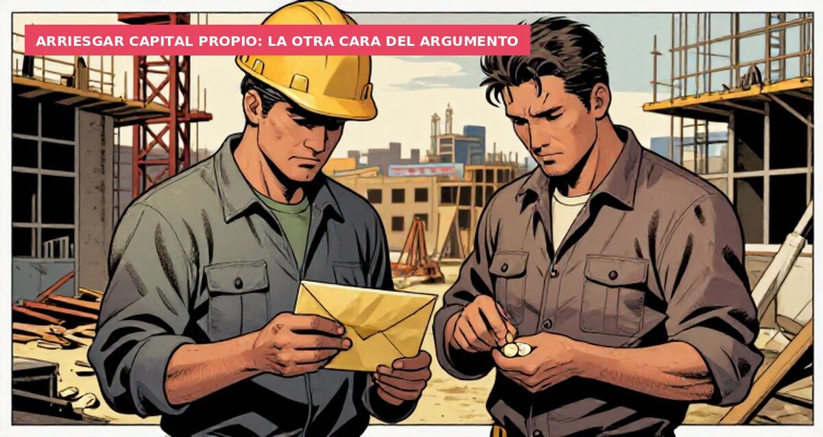 Arriesgar capital propio: la otra cara del argumento