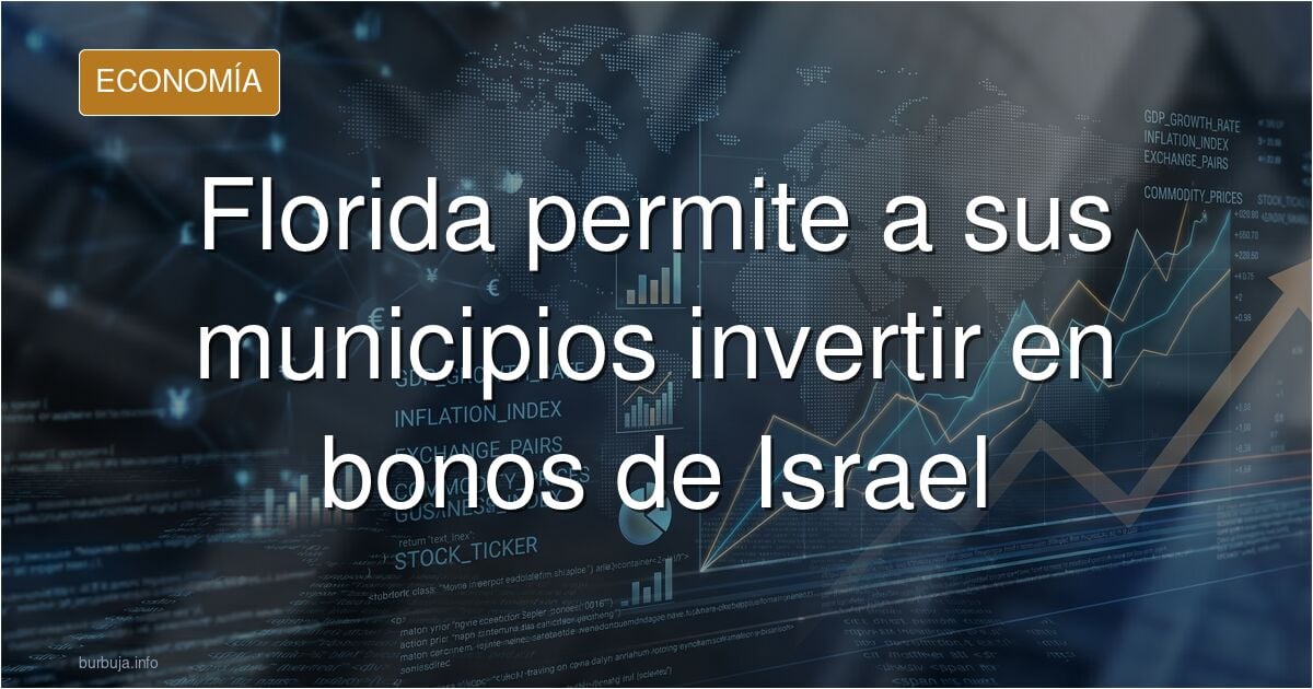 Una demarcación de Florida regala 1000 millones de dolares de los goys a Israel comprando bonos. (Está prohibido hacerlo a otro país )