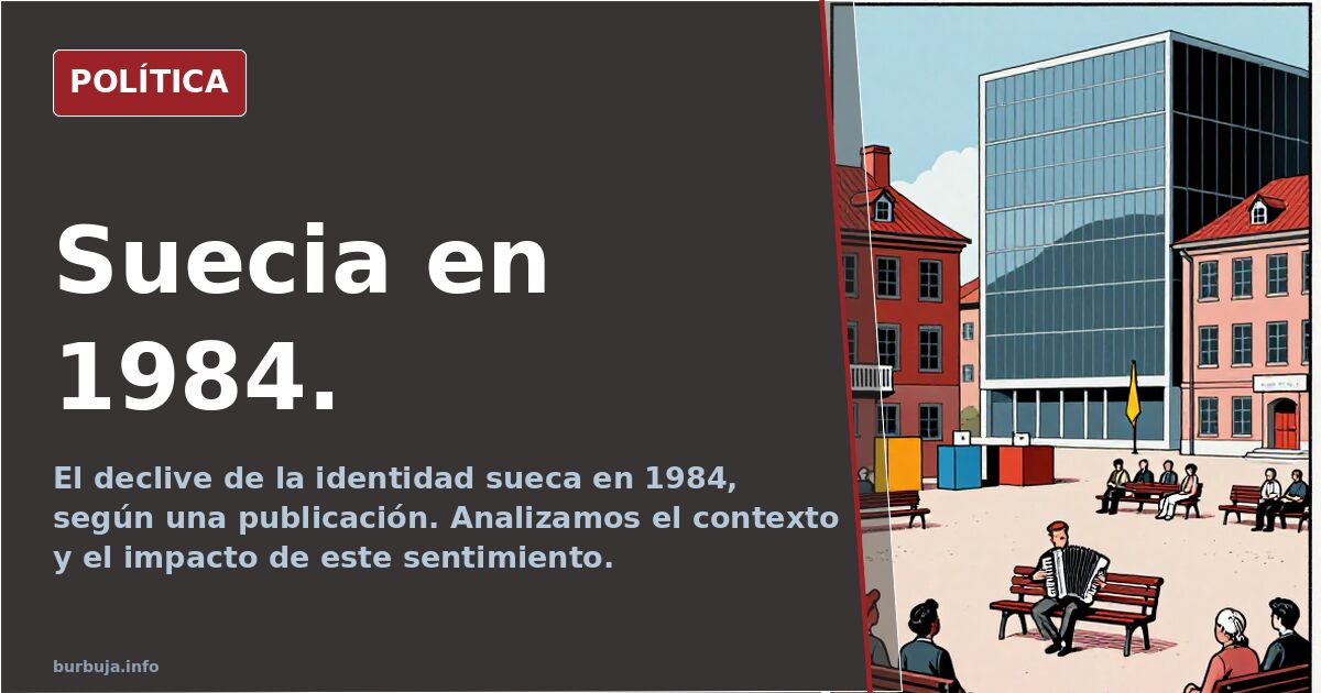 Suecia en 1984.