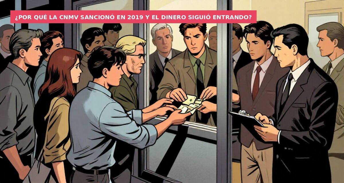 ¿Por qué la CNMV sancionó en 2019 y el dinero siguió entrando?