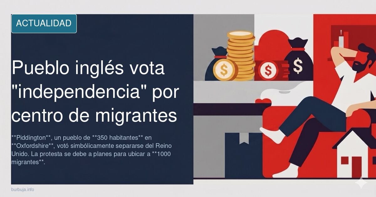 Un pueblo ingles de 300 habitantes se independiza por que le querian poner 1000 Jovenlandeses.