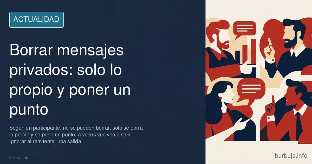 Persona frente a una pantalla intentando eliminar conversaciones privadas sin encontrar la opción de borrado en el menú
