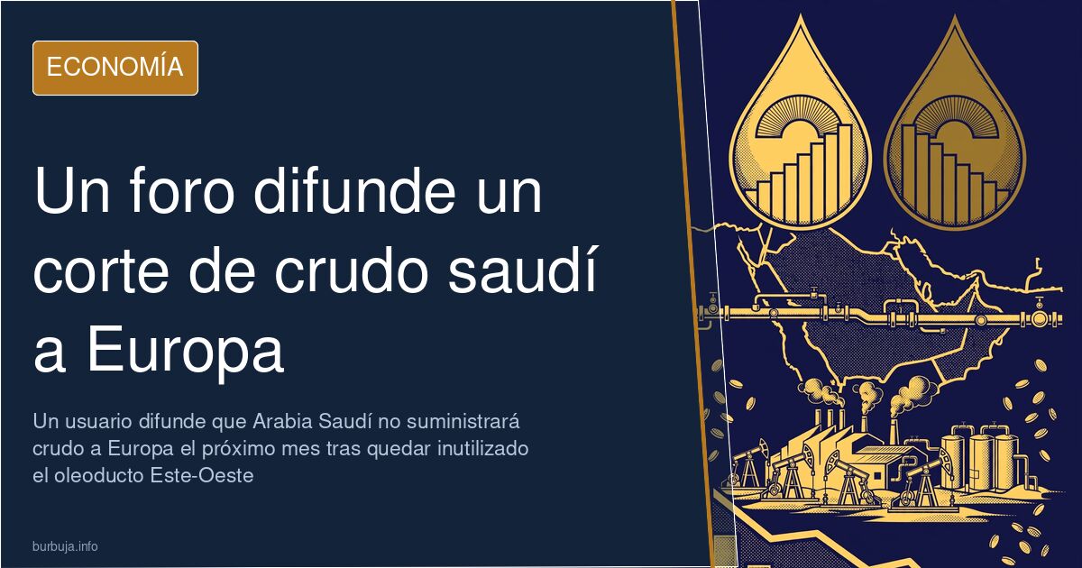 Estaciones de bombeo dañadas del oleoducto Este-Oeste de Aramco en Arabia Saudí con el precio del diésel disparado