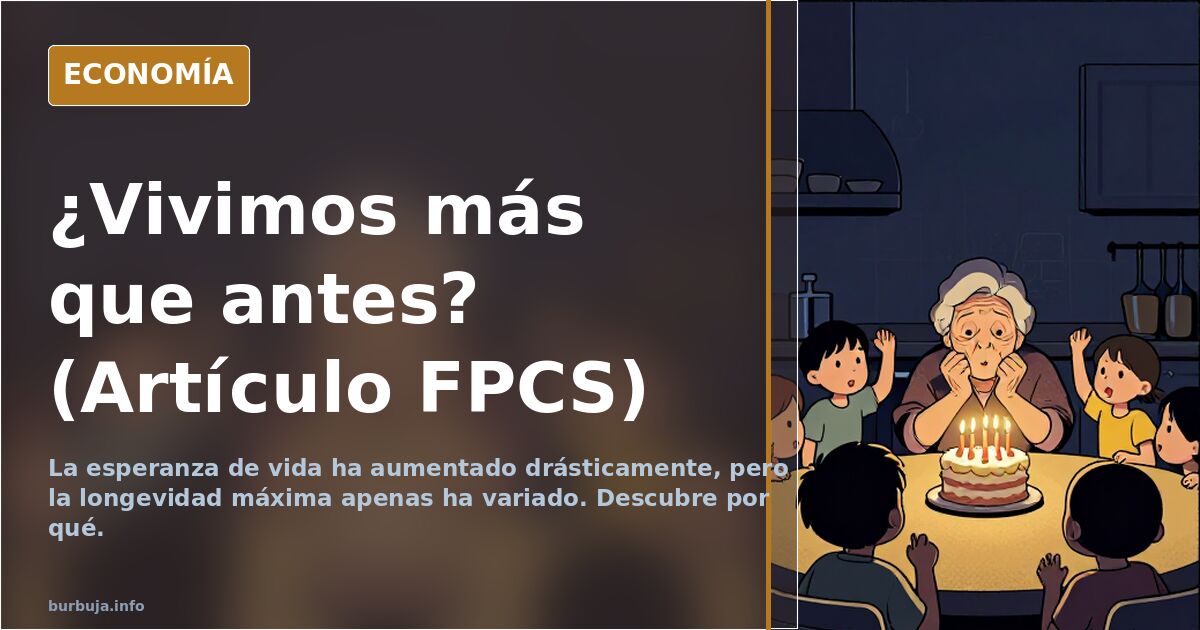 ¿Vivimos más que antes? (Artículo FPCS)