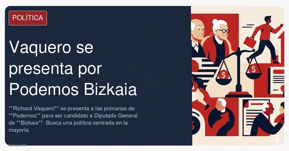 BOOOM: el calbo Vaquero se presentará por Podemos Bizcalla...