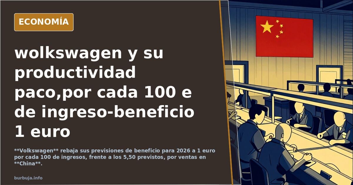 wolkswagen y su productividad paco,por cada 100 e de ingreso-beneficio 1 euro