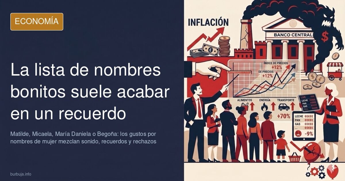 Ilustración editorial de fichas con nombres de mujer apiladas