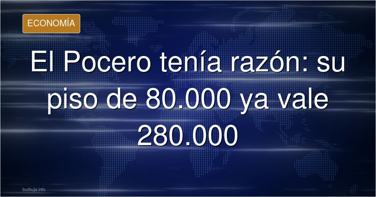 Ilustración editorial de una urbanización de torres de vivienda en Seseña entre gráficos de precios al alza y una estación de