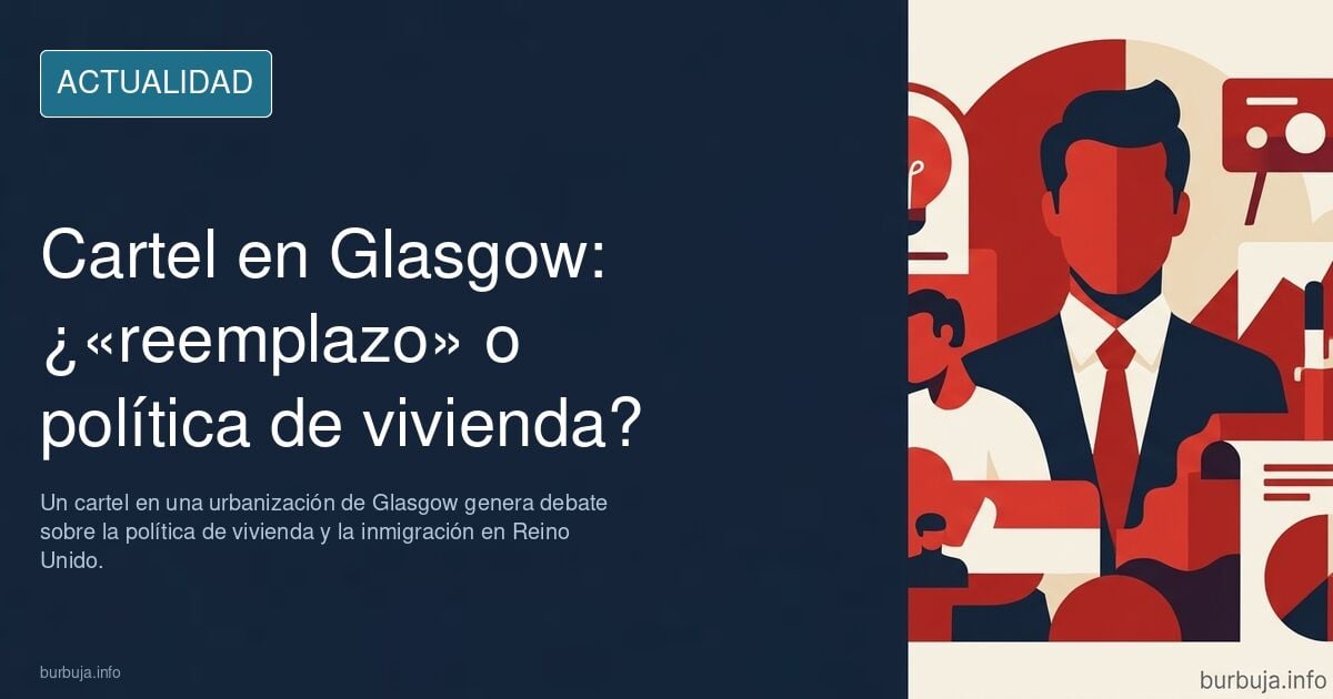 Cartel multicultural en Escosia.