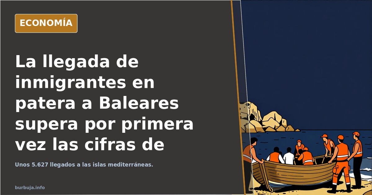 La llegada de forasteros en patera a Baleares supera por primera vez las cifras de Canarias