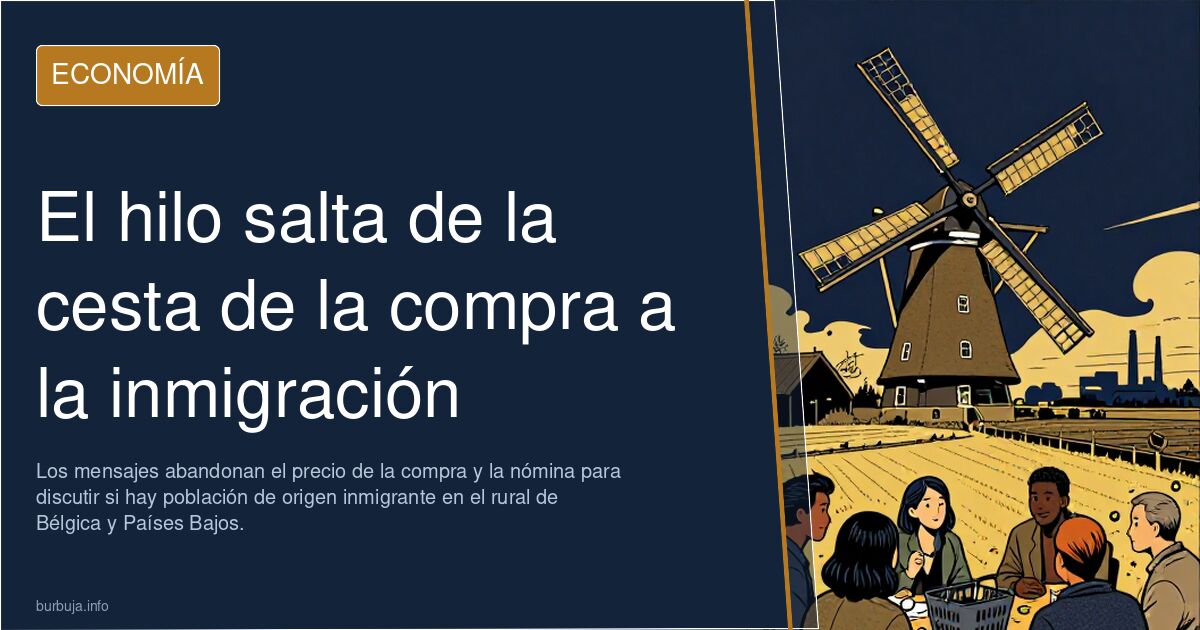 El hilo salta de la cesta de la compra a la inmigración