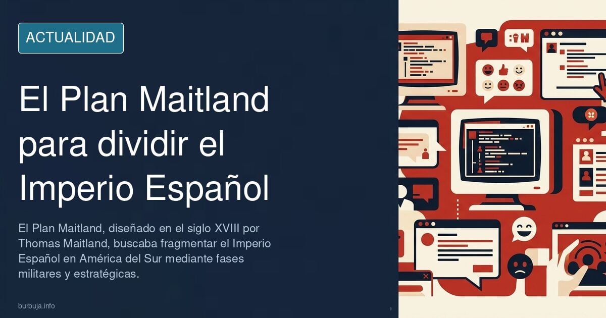 Plan Maitland para balcanizar el imperio Español.