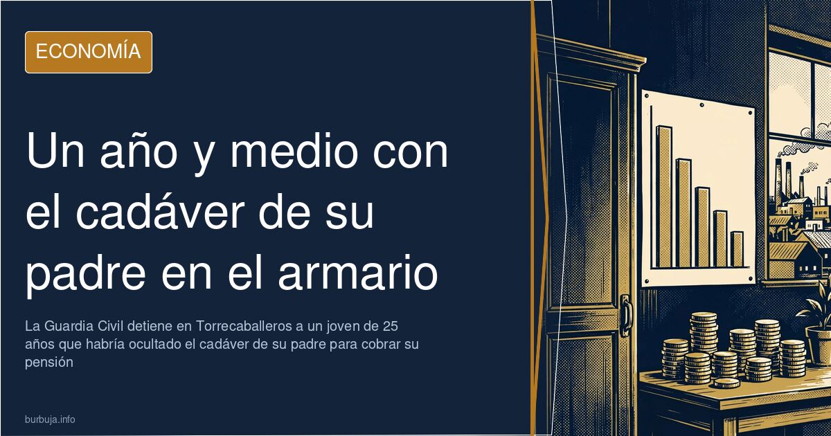 Armario cerrado en una vivienda de Torrecaballeros, Segovia, donde un joven fue detenido por ocultar el cadáver de su padre