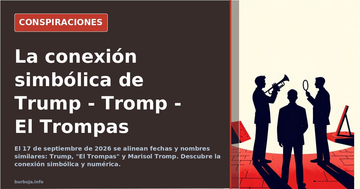 La conexión simbólica de Trump - Tromp - El Trompas