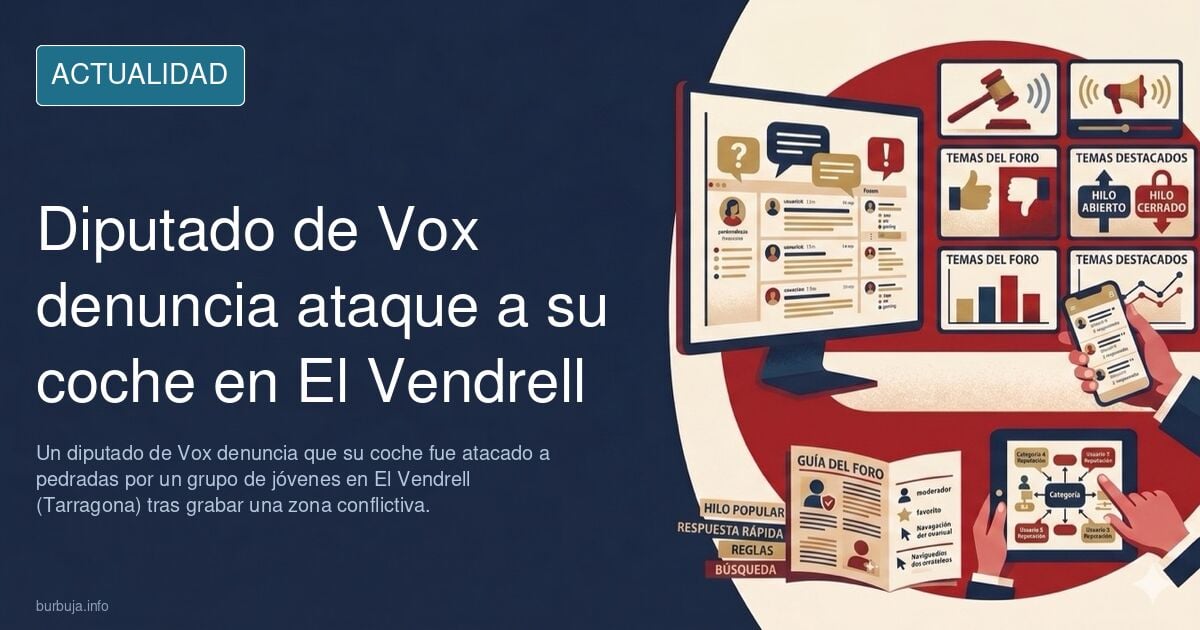jovenes destrozan el coche de un difrutado de Vox por grabar con OKDIARIO su gueto en El Vendrell