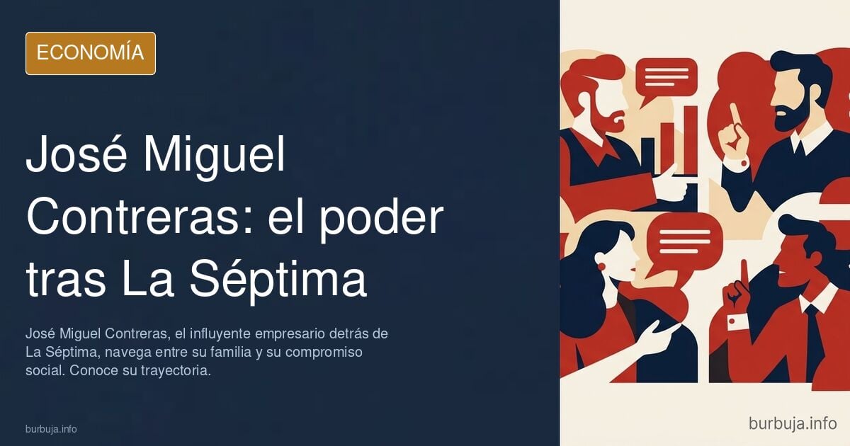 Así es José Miguel Contreras, jefe (comisario político) de La Séptica.