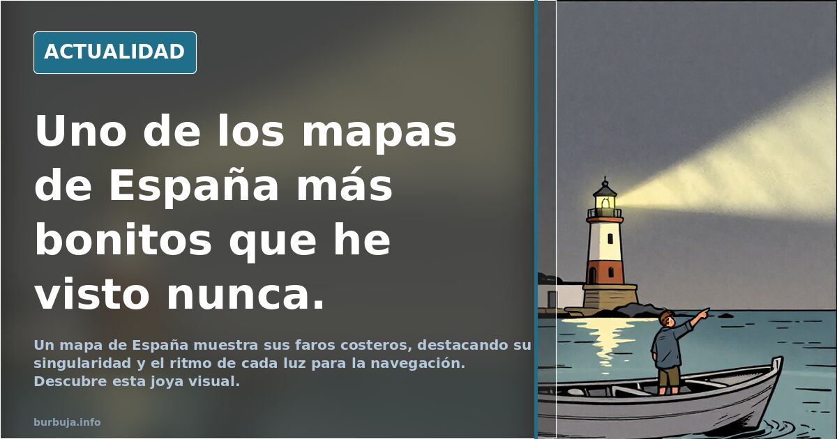 Uno de los mapas de España más bonitos que he visto nunca.