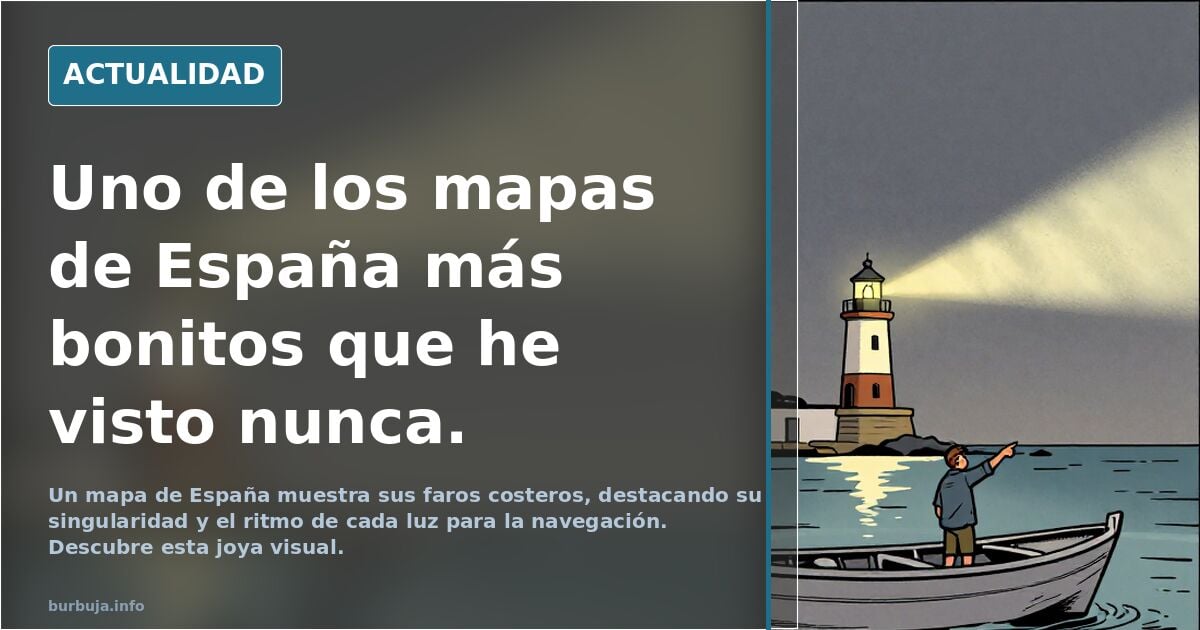 Uno de los mapas de España más bonitos que he visto nunca.