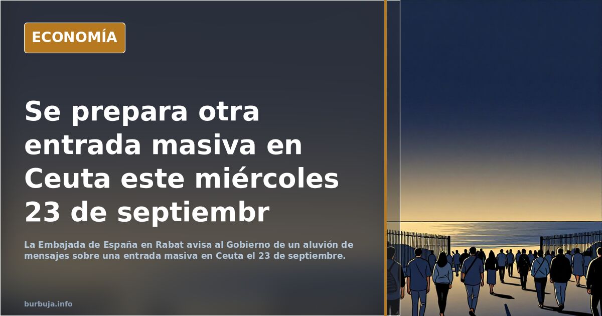 Se prepara otra entrada masiva en Ceuta este miércoles 23 de septiembr