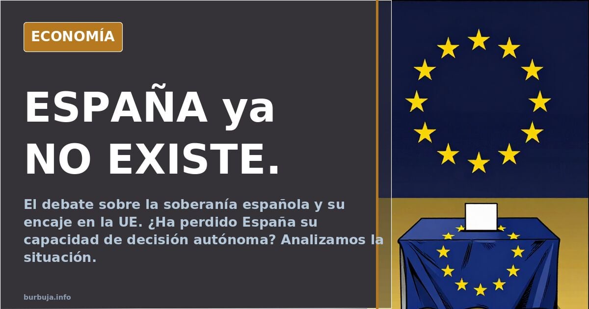 ESPAÑA ya NO EXISTE.