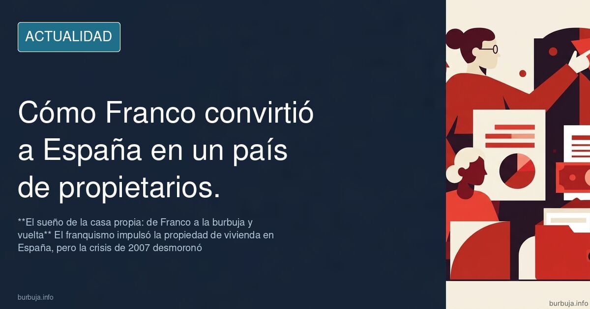 Cómo Franco convirtió a España en un país de propietarios.