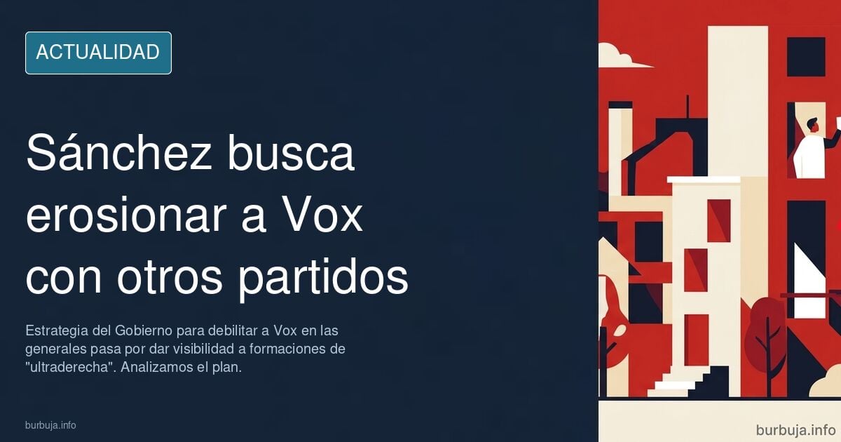 La ESTRATEGIA DE SANCHEZ PARA HUNDIR A VOX