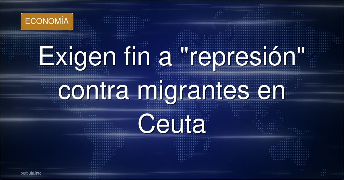 El movimiento antirracista exige en Madrid el fin de la "represión" a migrantes en Ceuta