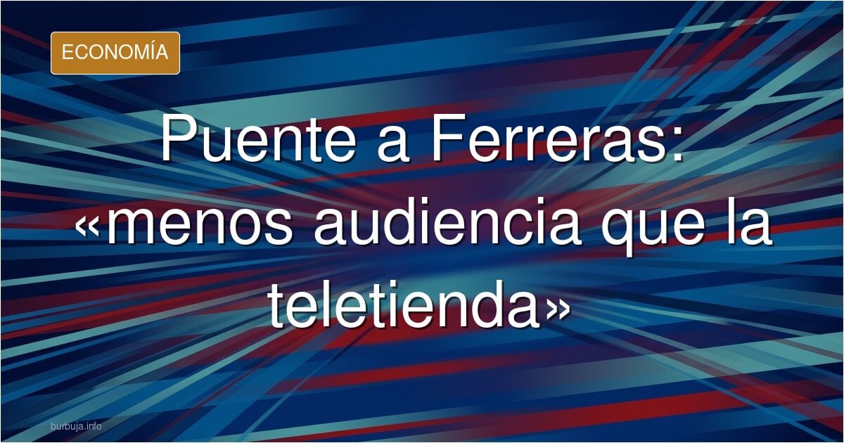 Ilustración de Ferreras y Puente enfrentados sobre gráficos de audiencia televisiva en un plató