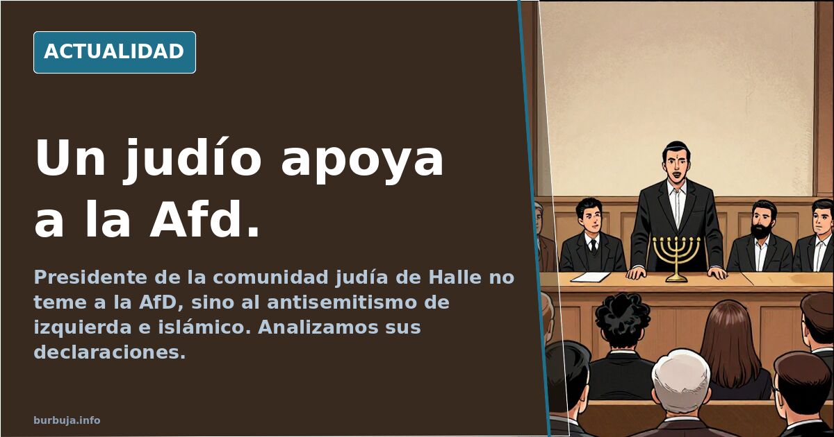 Un judío apoya a la Afd.