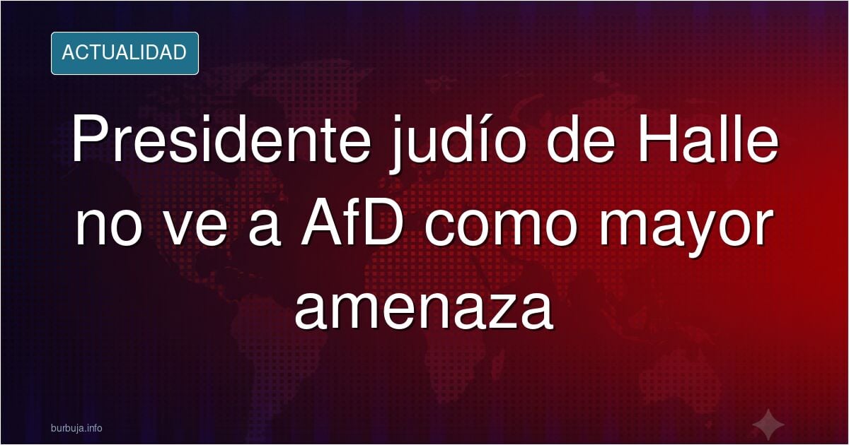 Un judío apoya a la Afd.